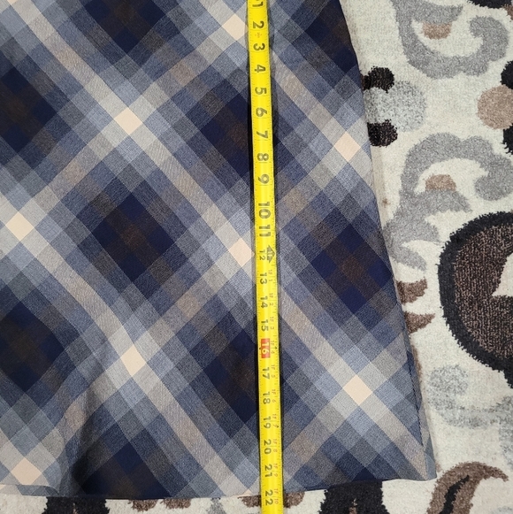 Brooks Brothers Plaid A-line 100% Wool Skirt Sz 14 - Picture 7 of 13
